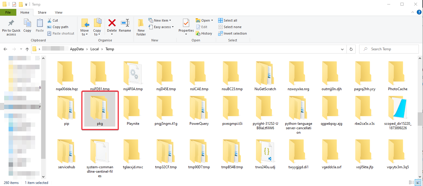 localstate folder